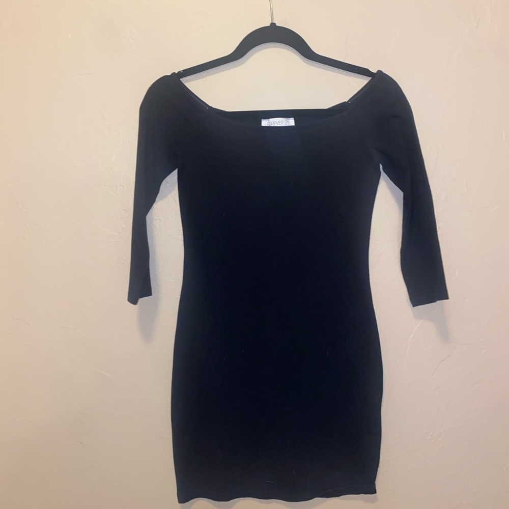 Forever 21 Black Mini Dress